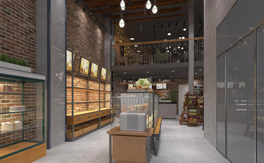 绵阳装修案例布雷格英式烘焙店 